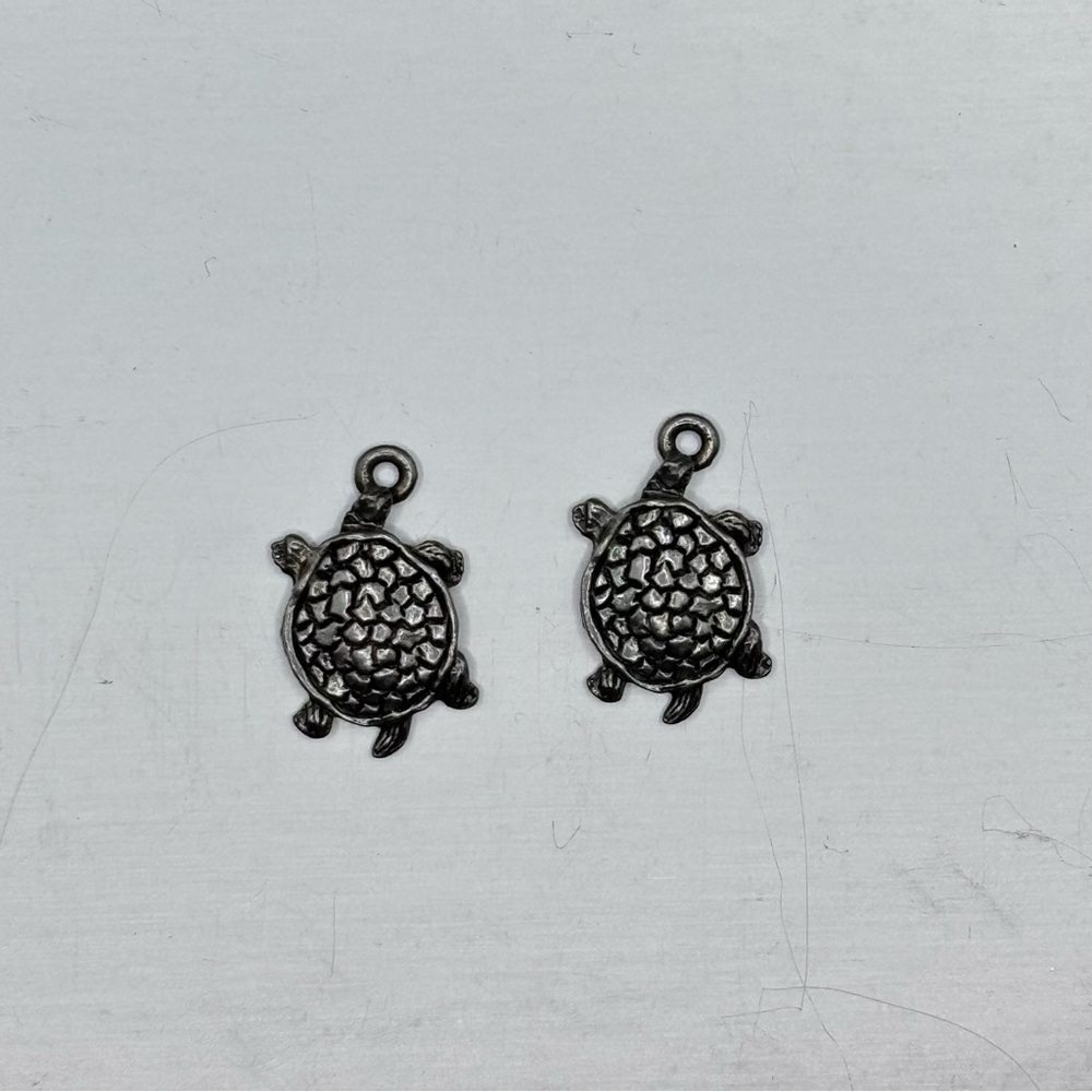 Silver Turtle Charms
